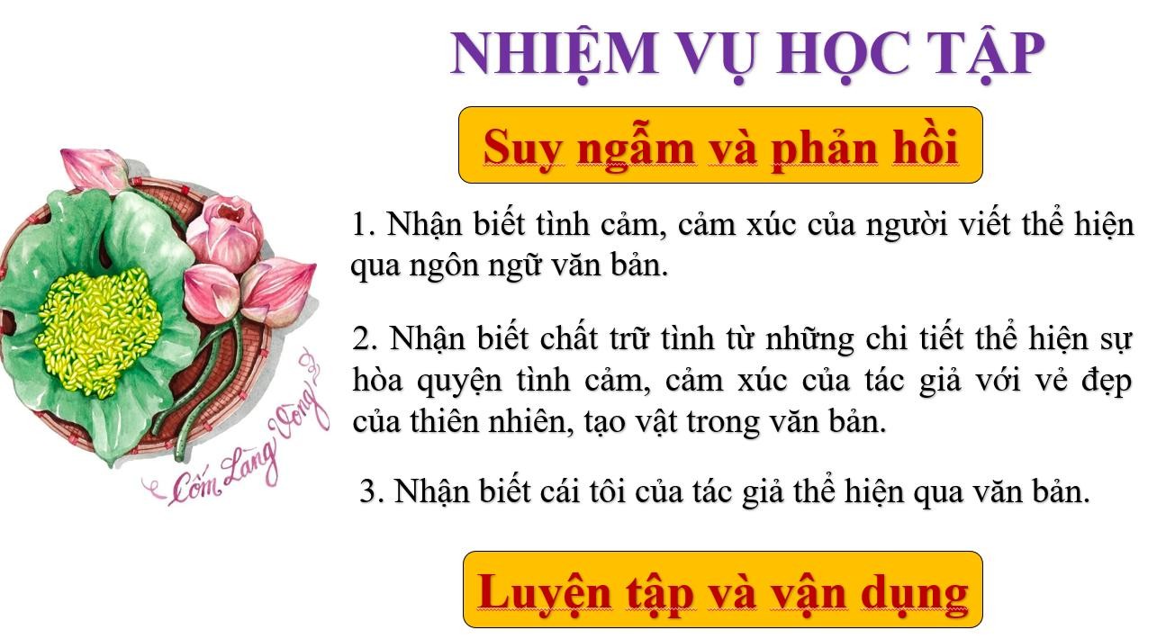 Giáo án thao giảng Văn 7 bài Cốm Vòng