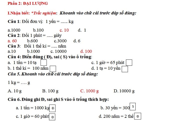 Đề cương ôn tập Học kì 1 Toán 4 Cánh Diều