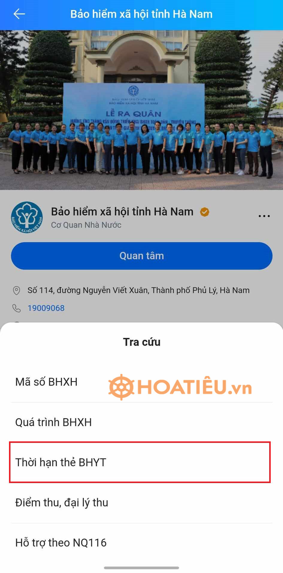 Tra cứu giá trị sử dụng của thẻ BHYT