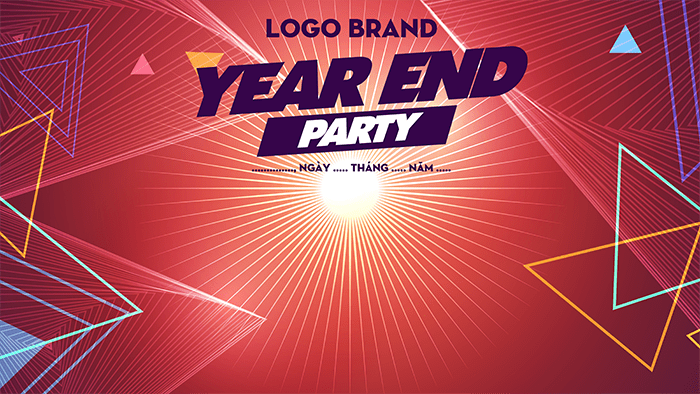 Mẫu thiết kế backdrop Tất niên