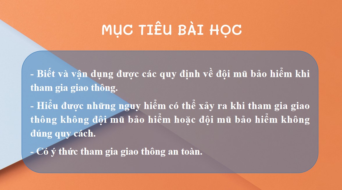 Giáo án PPt an toàn giao thông cho nụ cười ngày mai