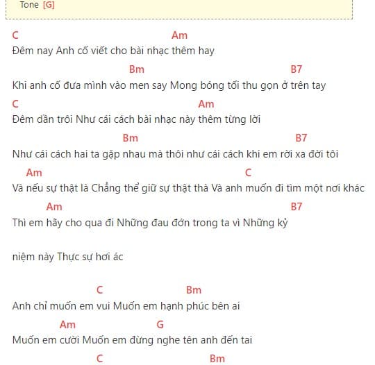 Hợp âm Nhắn nhủ Ronboogz