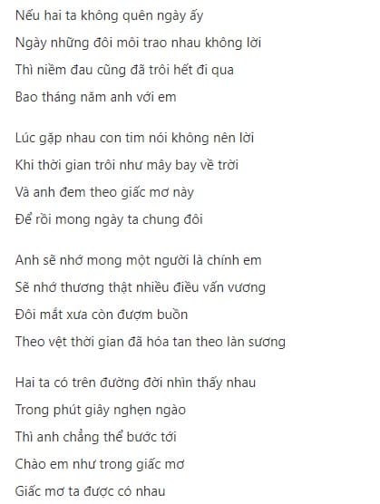 Những Lời Hứa Bỏ Quên Vũ Lyrics