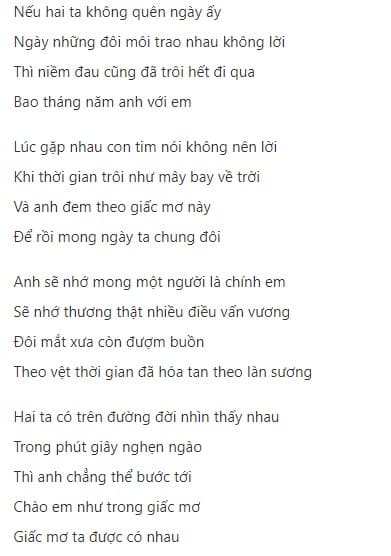 Những Lời Hứa Bỏ Quên Lyrics