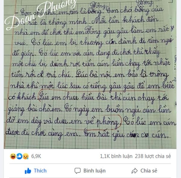 Tả một con vật mà em yêu thích ngắn gọn