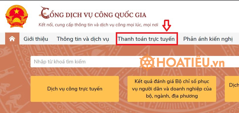 Cách nộp phạt vi phạm giao thông online qua Cổng dịch vụ công quốc gia