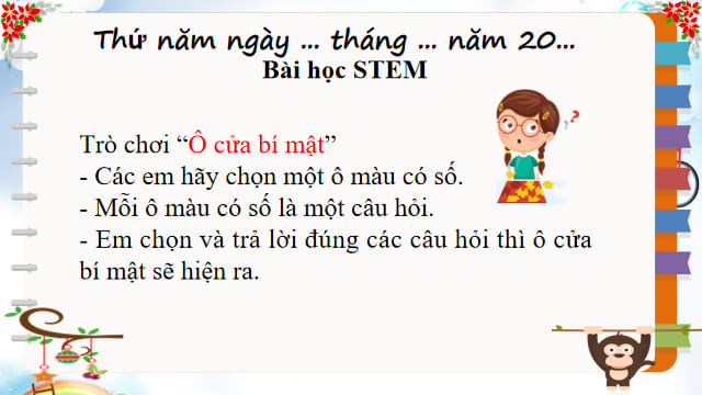 Giáo án STEM lớp 5 Đèn điện để bàn