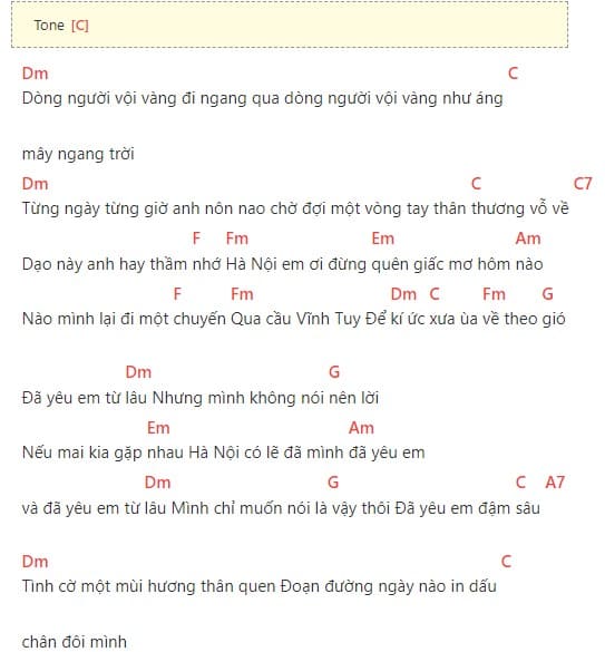 Hợp âm Cầu Vĩnh Tuy Wren Evans