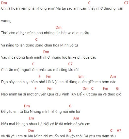 Cầu Vĩnh Tuy Hợp âm