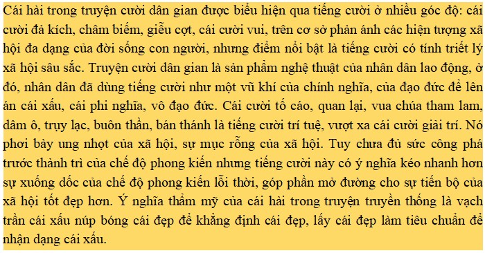 Cười là một hình thức chế ngự cái xấu 