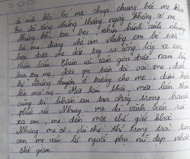 Tả một người thân (ông, bà, cha mẹ, anh em của em) ngắn gọn
