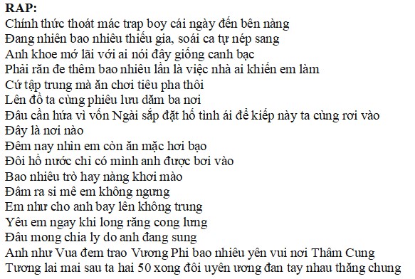 Một Phần Hai Anh Tú Lyrics
