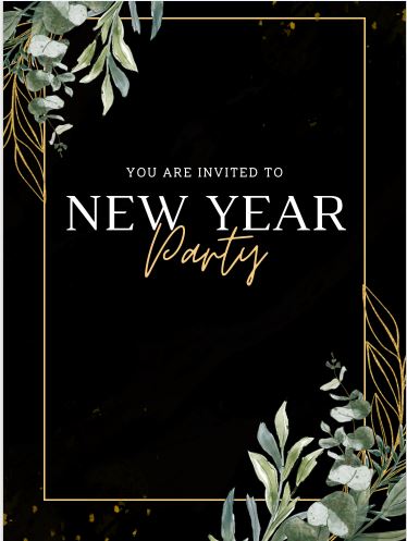 Mẫu thư mời Year end party