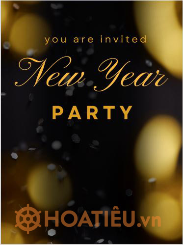 Mẫu thư mời Year end party