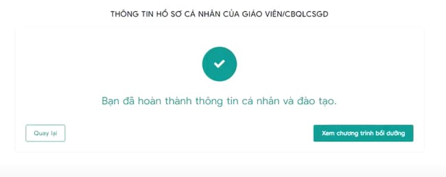 Hướng dẫn cập nhật thông tin cá nhân trên taphuan.csdl.edu.vn và trên temis.csdl.edu.vn