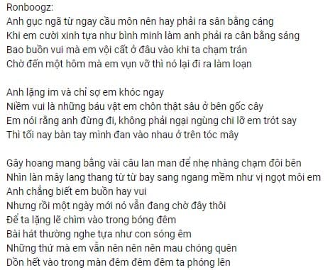 Buồn Hay Vui Ronboogz