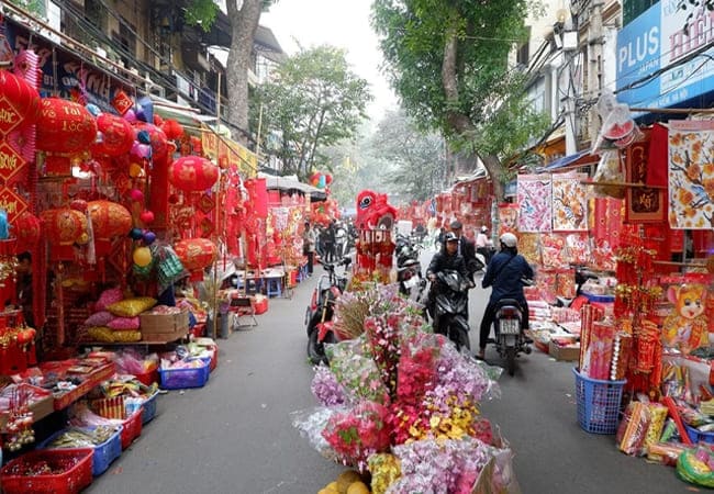 Hình ảnh chợ Tết đẹp