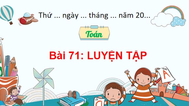 Giáo án PPT Toán 3 Bình Minh