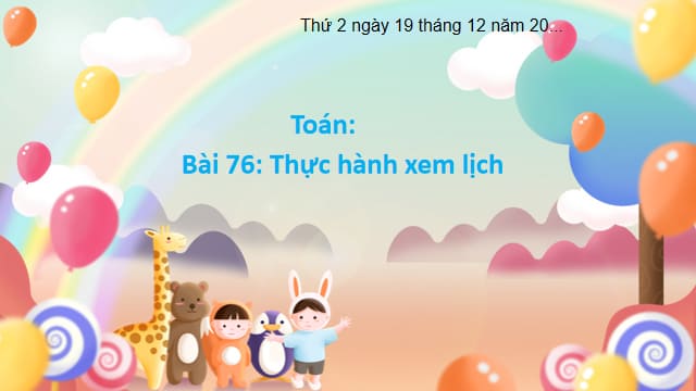 Bài giảng PowerPoint Toán 3 Bình Minh