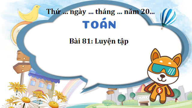 Bài giảng PowerPoint Toán 3 Bình Minh