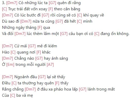 Nơi Pháo Hoa Rực Rỡ Hợp âm