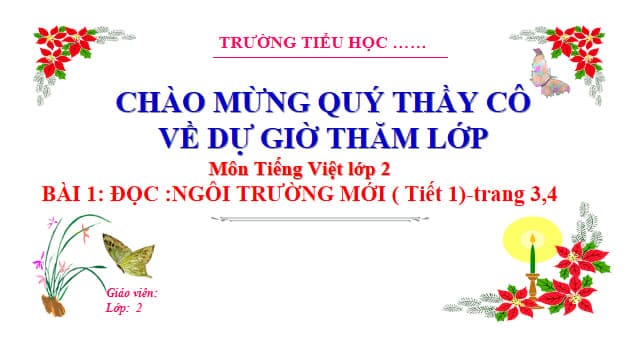 Bài giảng điện tử Tiếng Việt 2 KNTT buổi 2
