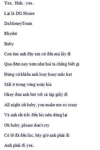 Dân Chơi Sao Phải Khóc Lyrics