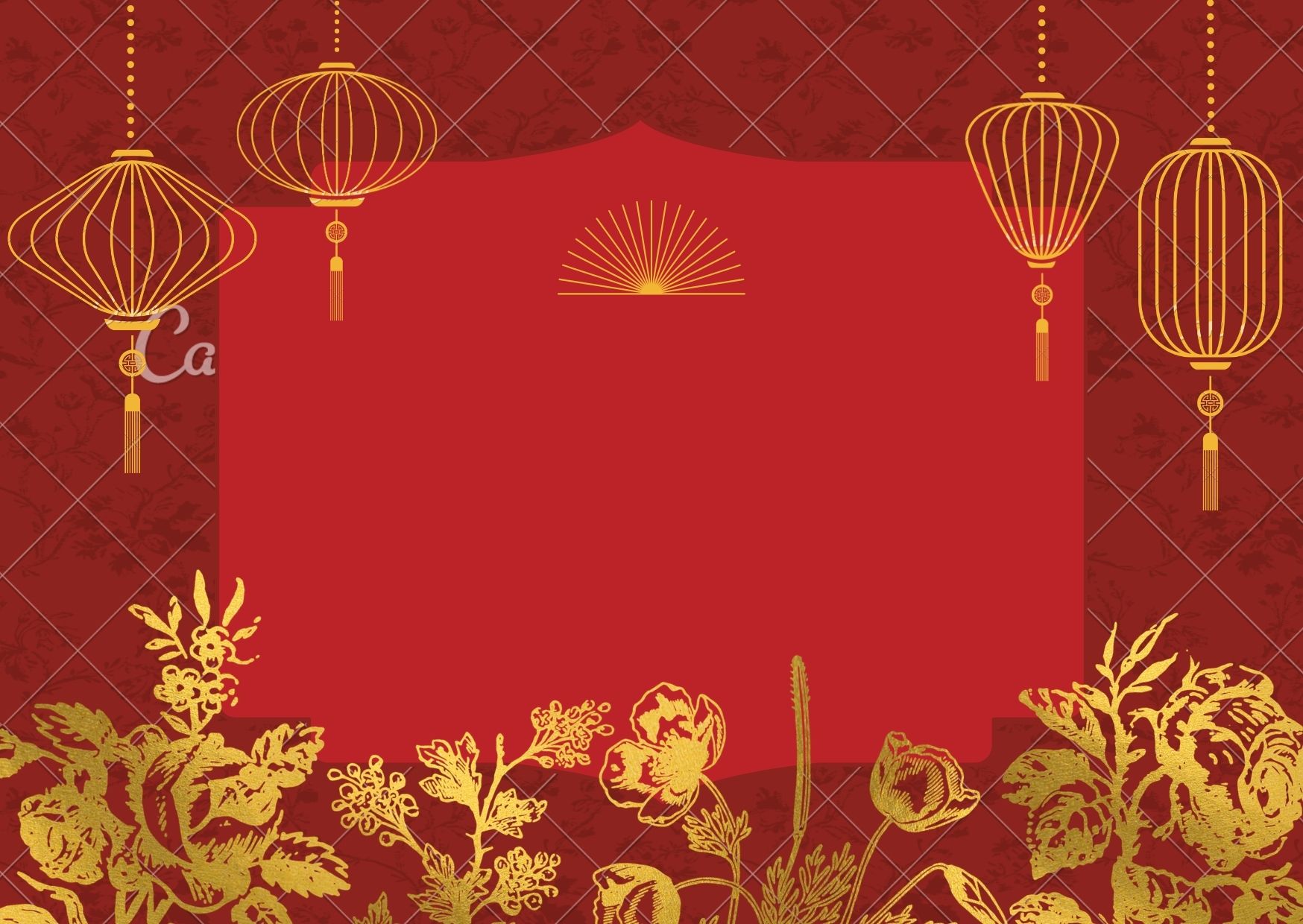 Mẫu thiệp thông báo liên hoan tất niên đẹp