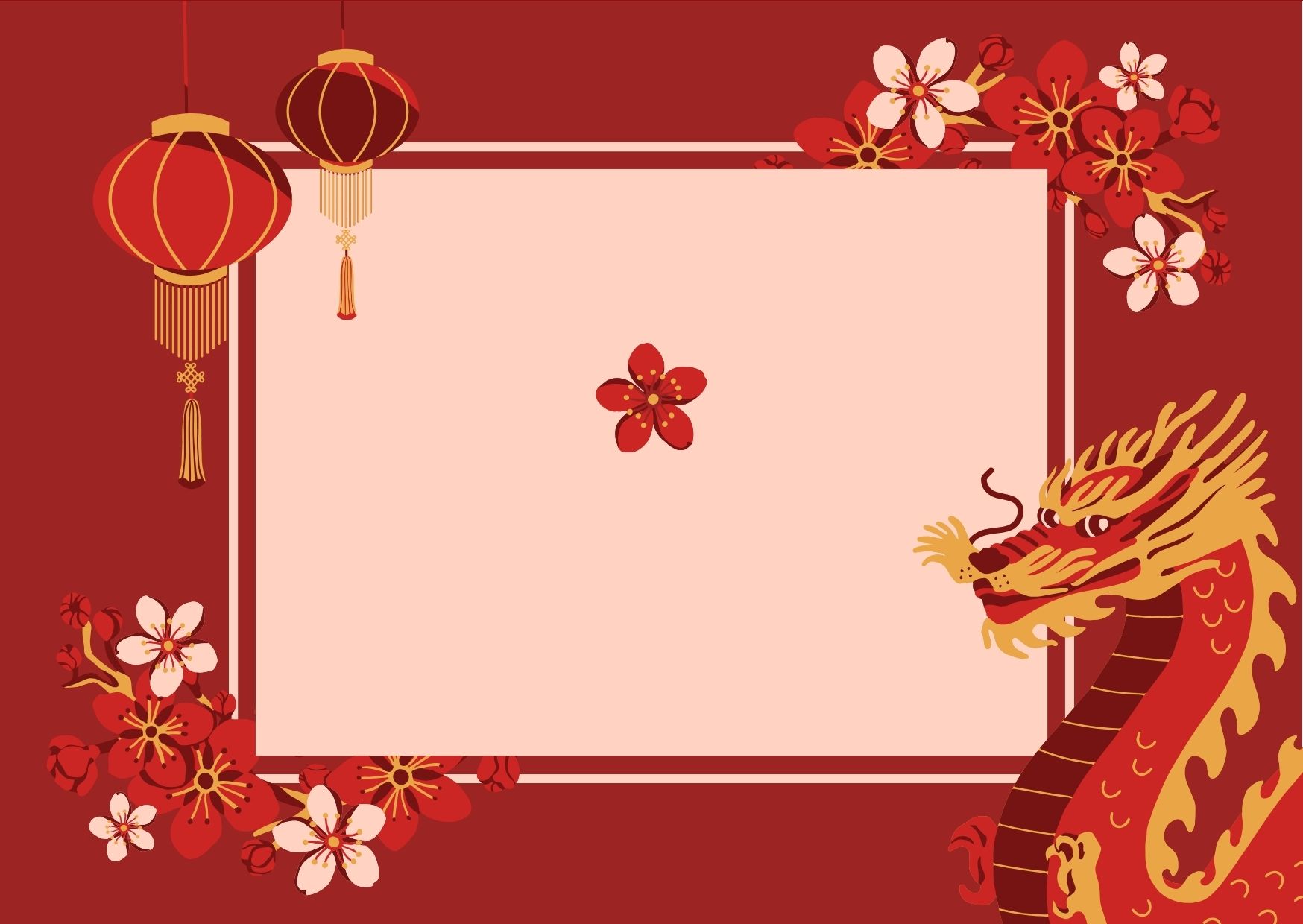 Mẫu thiệp thông báo liên hoan tất niên đẹp