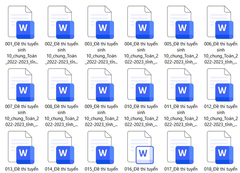 Đề thi tuyển sinh lớp 10 môn Toán 2022-2023