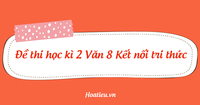 Đề thi học kì 2 lớp 8 môn Văn sách Kết nối