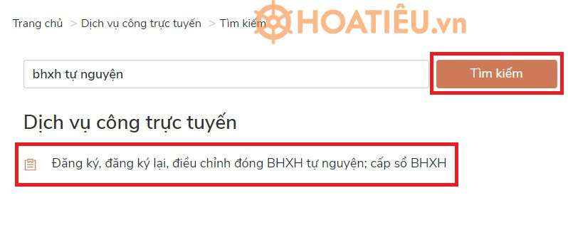 Cách đăng ký tham gia BHXH tự nguyện online trên Cổng Dịch vụ công