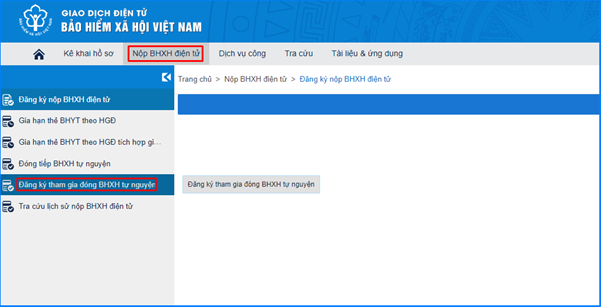 Đăng ký BHXH online trên Cổng dịch vụ công BHXH Việt Nam