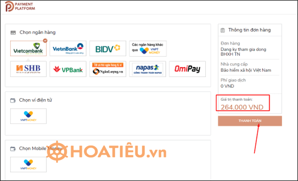 đăng ký tham gia BHXH tự nguyện online trên Cổng Dịch vụ công