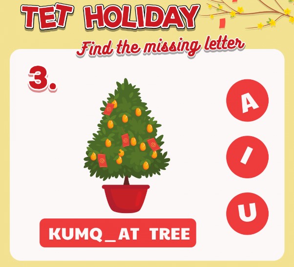 Câu đố ngày Tết bằng tiếng Anh