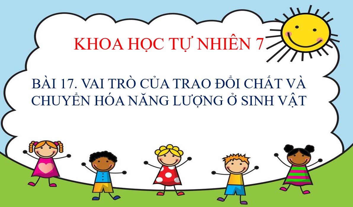 Giáo án điện tử KHTN 7 Cánh Diều bài 17