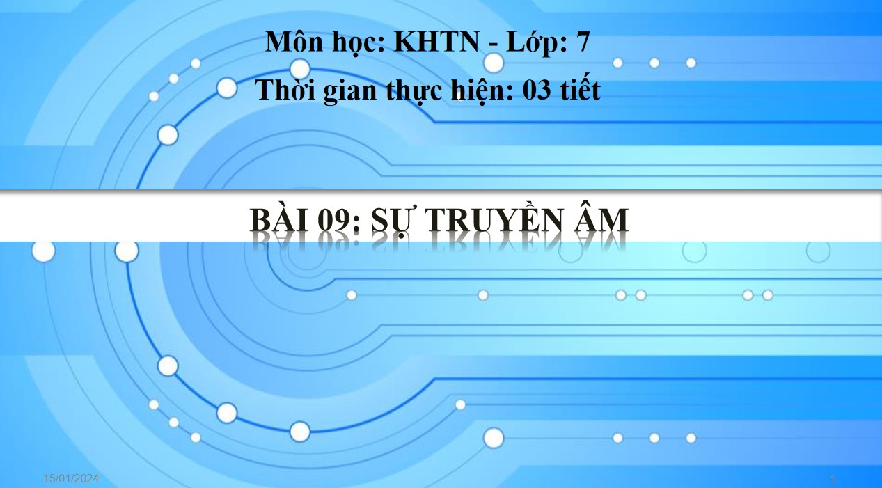 Giáo án điện tử Vật lí Cánh Diều bài 9