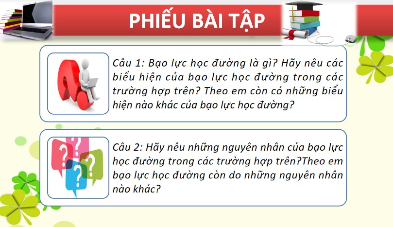Mẫu Powerpoint Phòng, chống bạo lực học đường GDCD lớp 7 KNTT