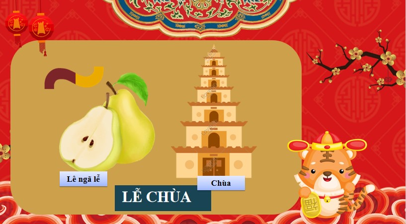 Mẫu PowerPoint trò chơi đuổi hình bắt chữ chủ đề mùa xuân