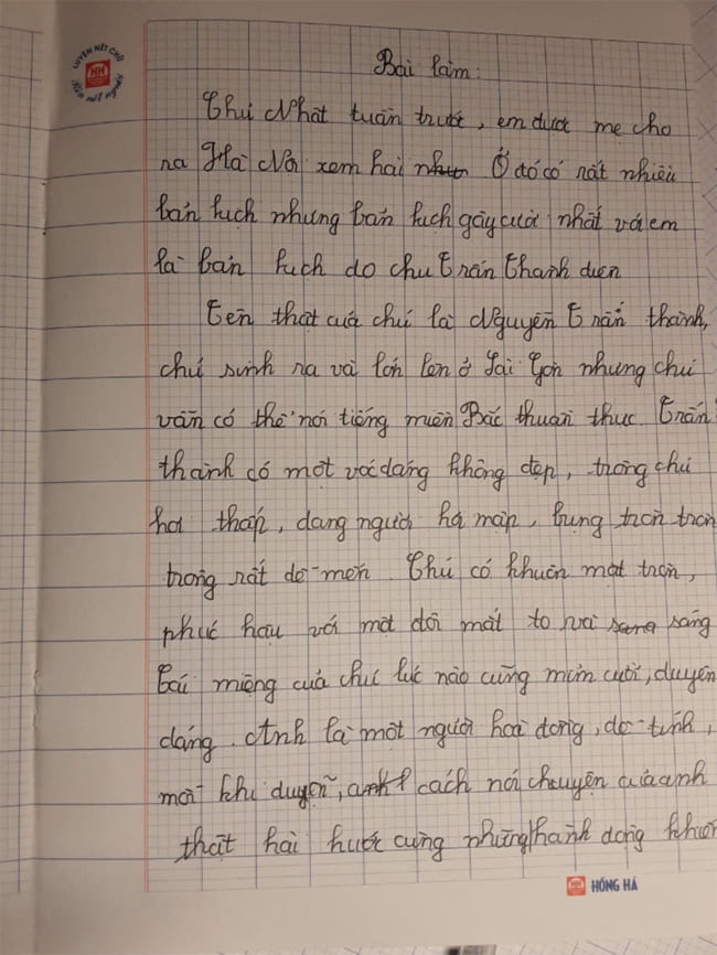 Tả nghệ sĩ hài mà em yêu thích	
