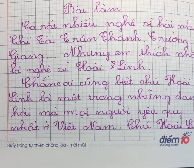  Tả nghệ sĩ mà em yêu thích ngắn gọn