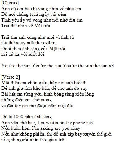 Anh cứ ôm bao hy vọng nhìn về phía em lời bài hát