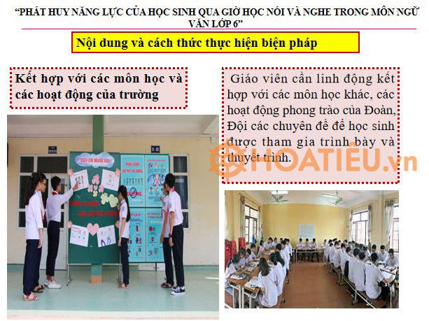 Sáng kiến kinh nghiệm ngữ văn 6 Chương trình mới