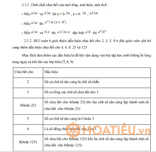 SKKN Hướng dẫn học sinh giải các bài toán chia hết lớp 6