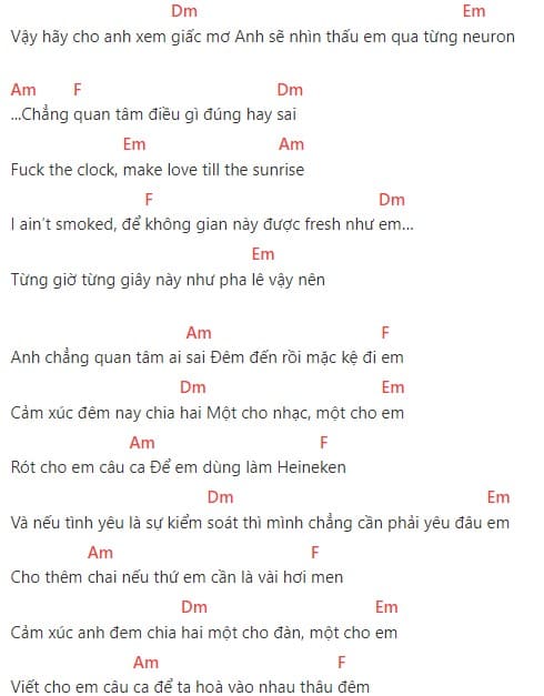 Hợp âm Parachute Parys