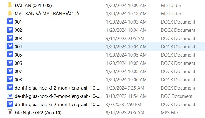 Đề thi tiếng Anh 10 Global Success giữa kì 2 mới nhất
