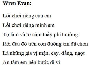 Dám Rực Rỡ Lyrics Wren Evans