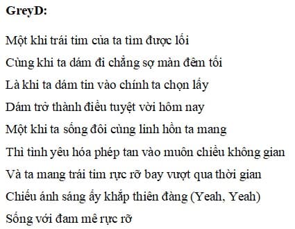 Dám Rực Rỡ version GREY D