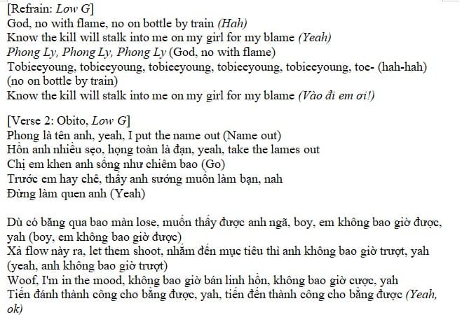 Phong Long Lyric
