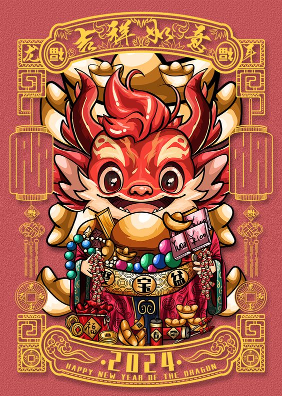 Hình nền tết 2024 cho điện thoại